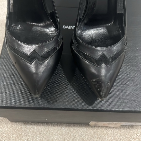 Saint Laurent lightning mesh heels - Picture 6 of 8